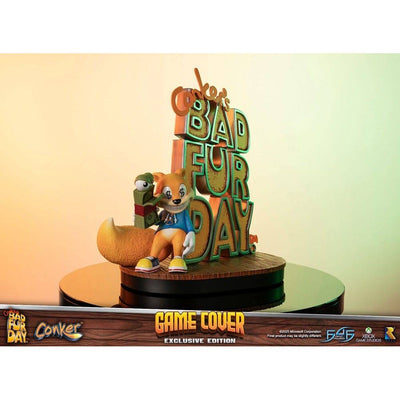 Conker´s Bad Fur Day Statue Game Cover Exclusive Edition 45cm - Scale Statue - First 4 Figures - Hobby Figures UK