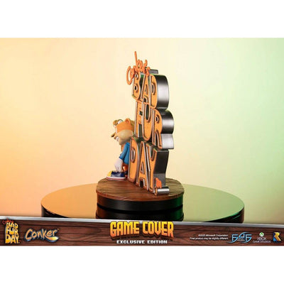 Conker´s Bad Fur Day Statue Game Cover Exclusive Edition 45cm - Scale Statue - First 4 Figures - Hobby Figures UK