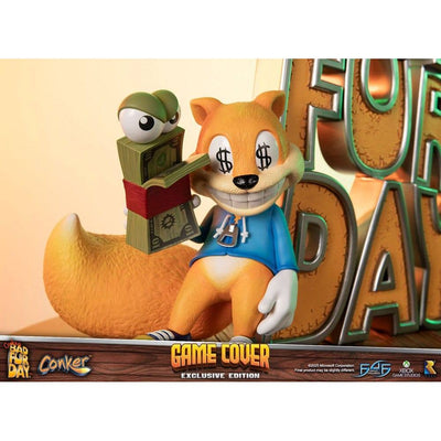 Conker´s Bad Fur Day Statue Game Cover Exclusive Edition 45cm - Scale Statue - First 4 Figures - Hobby Figures UK