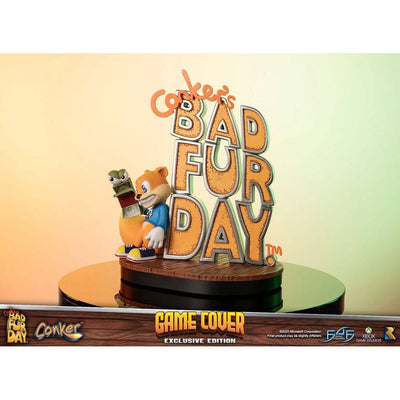 Conker´s Bad Fur Day Statue Game Cover Exclusive Edition 45cm - Scale Statue - First 4 Figures - Hobby Figures UK