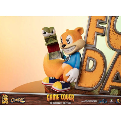 Conker´s Bad Fur Day Statue Game Cover Exclusive Edition 45cm - Scale Statue - First 4 Figures - Hobby Figures UK