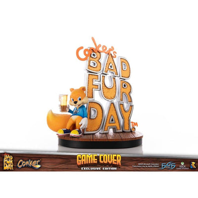 Conker´s Bad Fur Day Statue Game Cover Exclusive Edition 45cm - Scale Statue - First 4 Figures - Hobby Figures UK