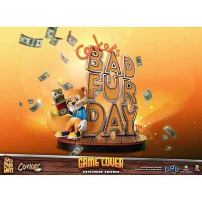Conker´s Bad Fur Day Statue Game Cover Exclusive Edition 45cm - Scale Statue - First 4 Figures - Hobby Figures UK
