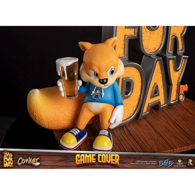 Conker´s Bad Fur Day Statue Game Cover Standard Edition 45cm - Scale Statue - First 4 Figures - Hobby Figures UK