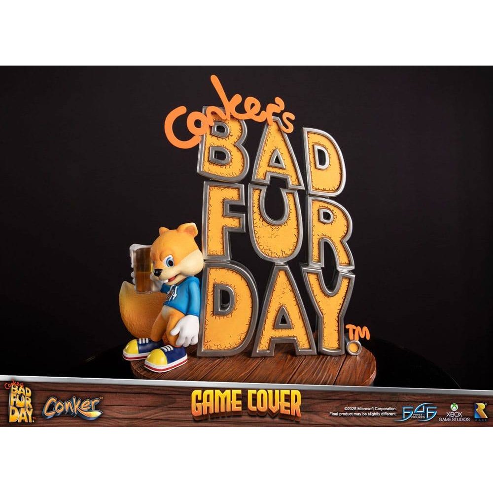 Conker´s Bad Fur Day Statue Game Cover Standard Edition 45cm - Scale Statue - First 4 Figures - Hobby Figures UK