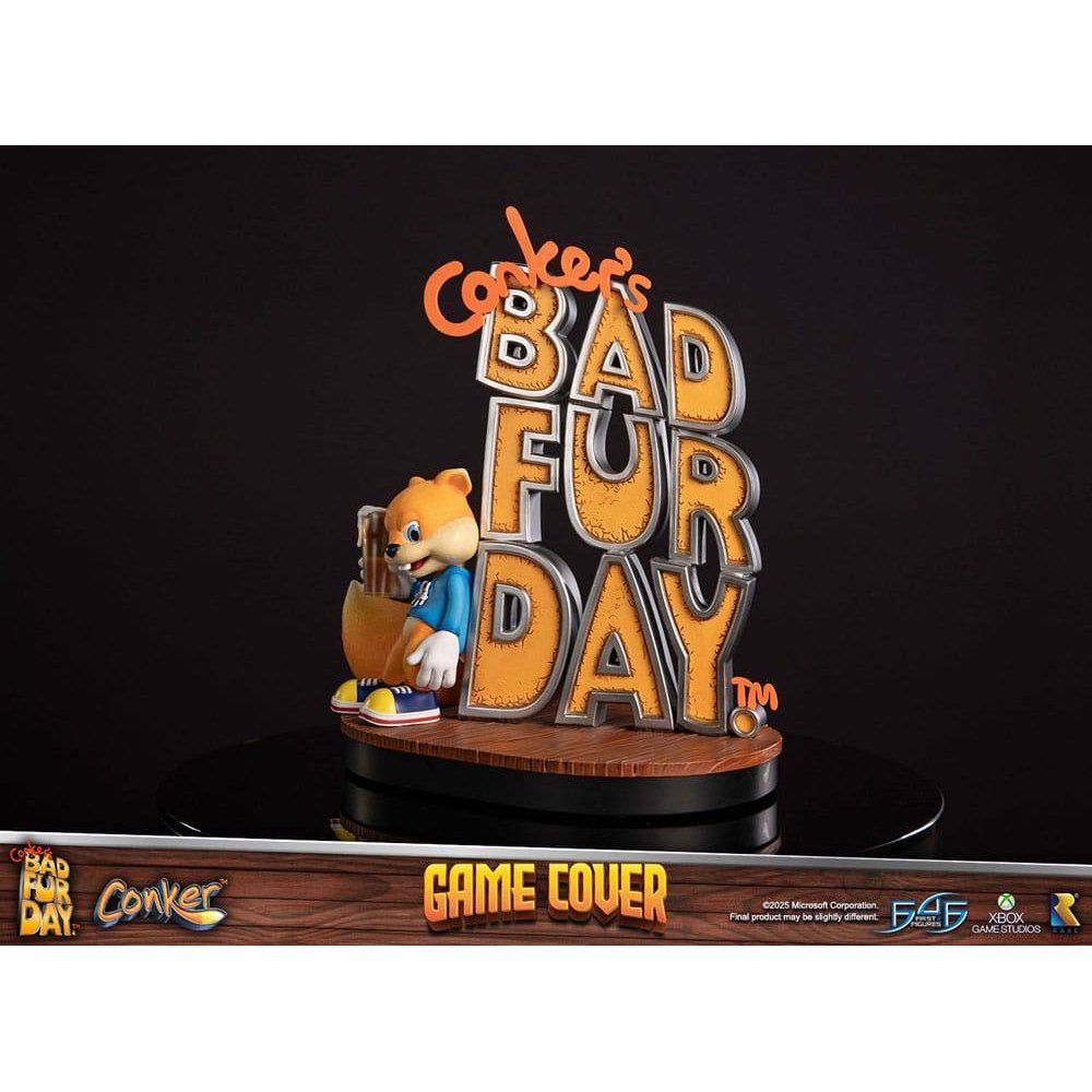 Conker´s Bad Fur Day Statue Game Cover Standard Edition 45cm - Scale Statue - First 4 Figures - Hobby Figures UK
