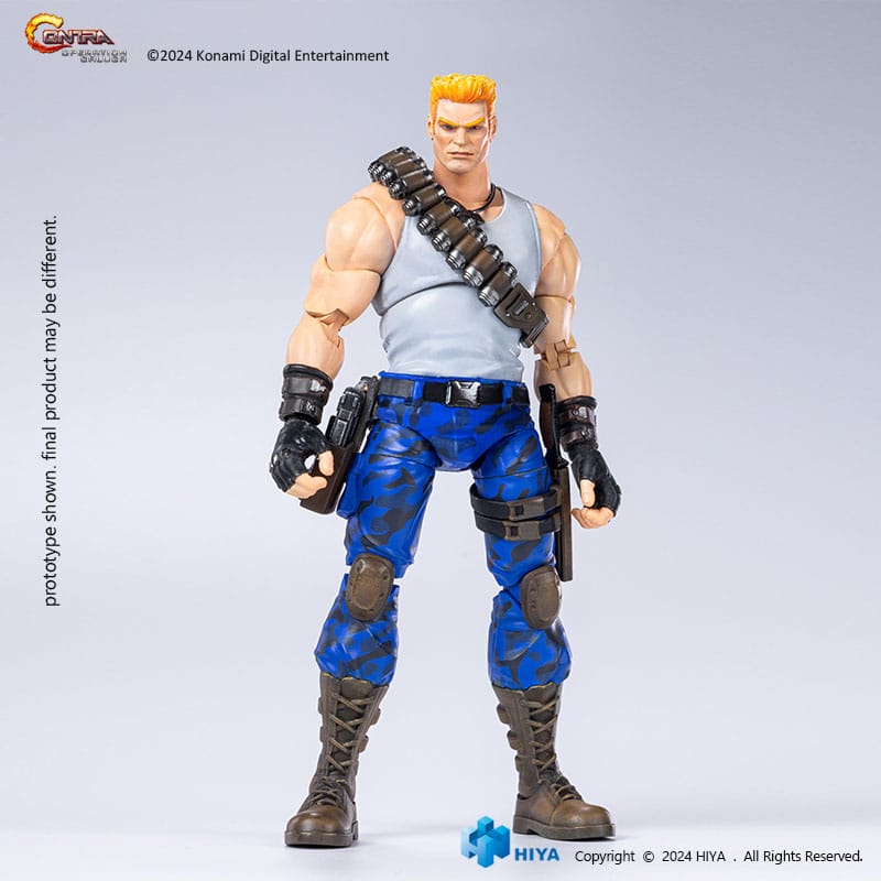 Contra: Operation Galuga Exquisite Basic Action Figure Bill Rizer 16cm - Action Figures - Hiya Toys - Hobby Figures UK