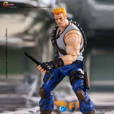 Contra: Operation Galuga Exquisite Basic Action Figure Bill Rizer 16cm - Action Figures - Hiya Toys - Hobby Figures UK
