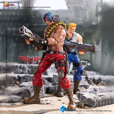 Contra: Operation Galuga Exquisite Basic Action Figure Bill Rizer 16cm - Action Figures - Hiya Toys - Hobby Figures UK