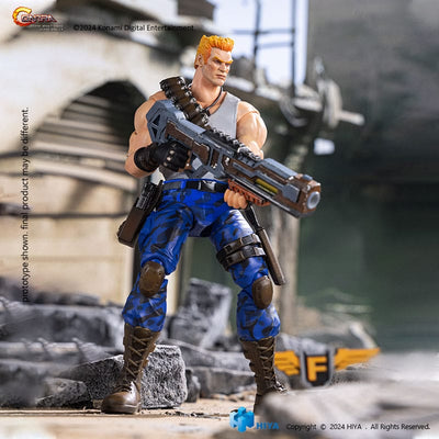 Contra: Operation Galuga Exquisite Basic Action Figure Bill Rizer 16cm - Action Figures - Hiya Toys - Hobby Figures UK