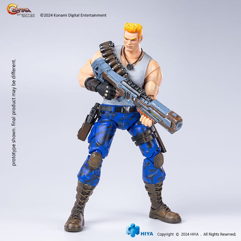 Contra: Operation Galuga Exquisite Basic Action Figure Bill Rizer 16cm - Action Figures - Hiya Toys - Hobby Figures UK