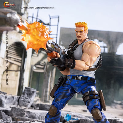 Contra: Operation Galuga Exquisite Basic Action Figure Bill Rizer 16cm - Action Figures - Hiya Toys - Hobby Figures UK