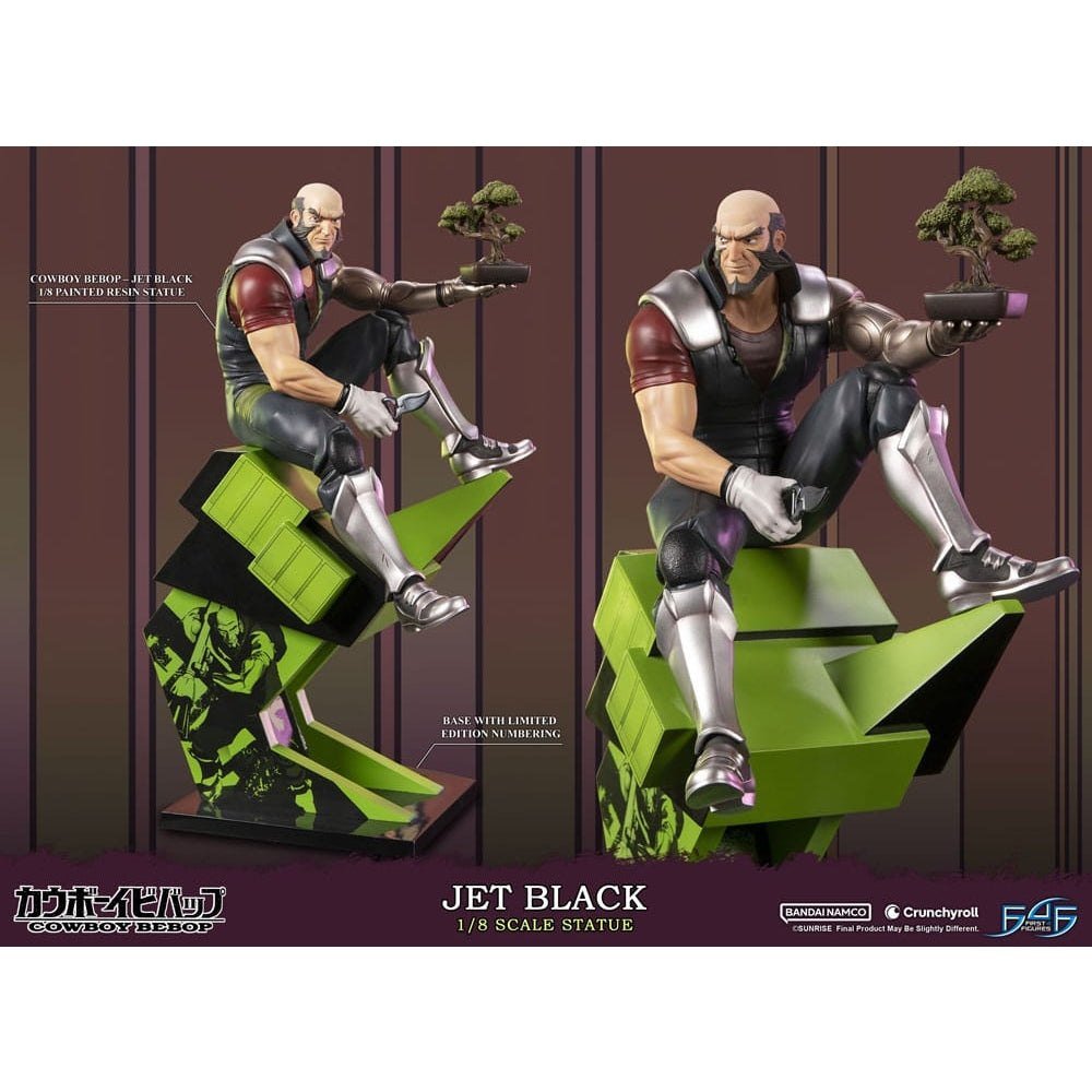 Cowboy Bebop Statue 1/8 Jet Black 30cm - Scale Statue - First 4 Figures - Hobby Figures UK