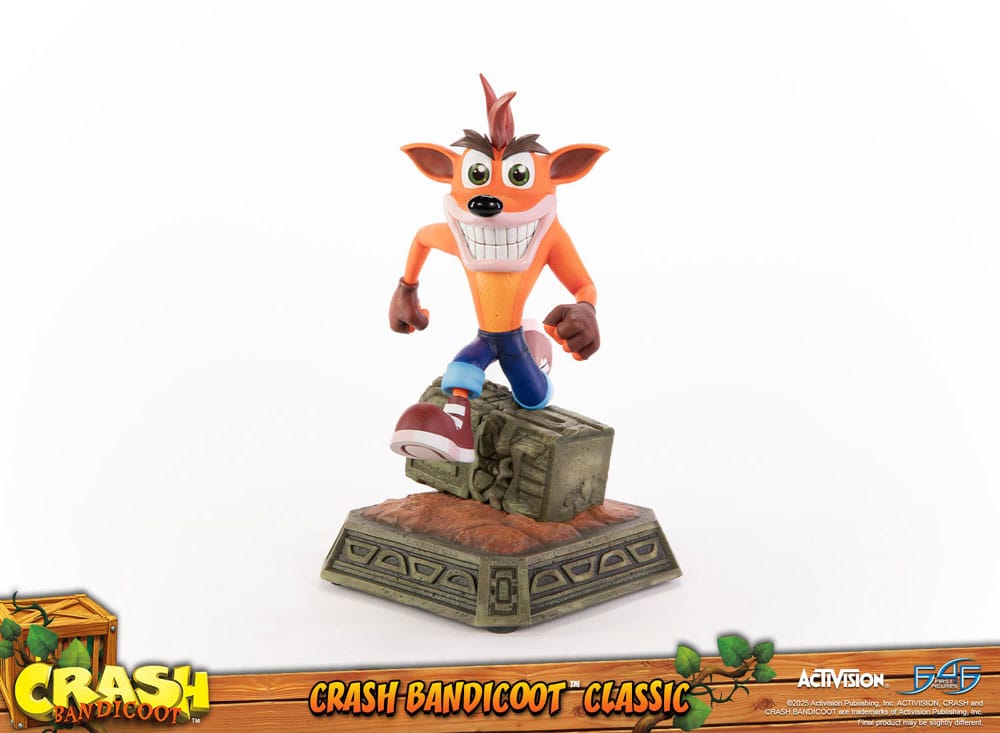 Crash Bandicoot Statue Crash Bandicoot Classic 32cm - Scale Statue - First 4 Figures - Hobby Figures UK