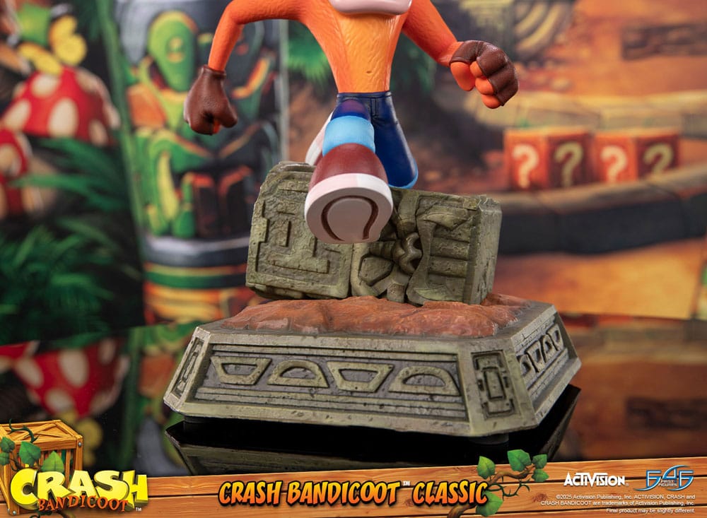 Crash Bandicoot Statue Crash Bandicoot Classic 32cm - Scale Statue - First 4 Figures - Hobby Figures UK