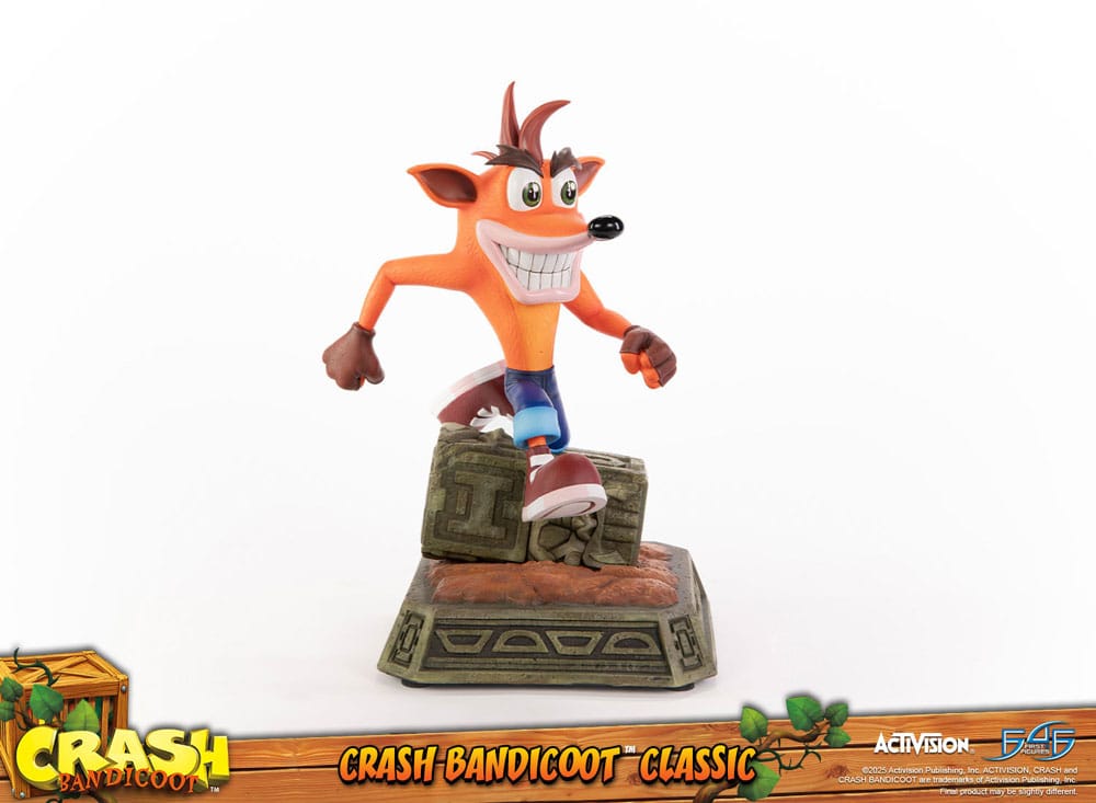 Crash Bandicoot Statue Crash Bandicoot Classic 32cm - Scale Statue - First 4 Figures - Hobby Figures UK