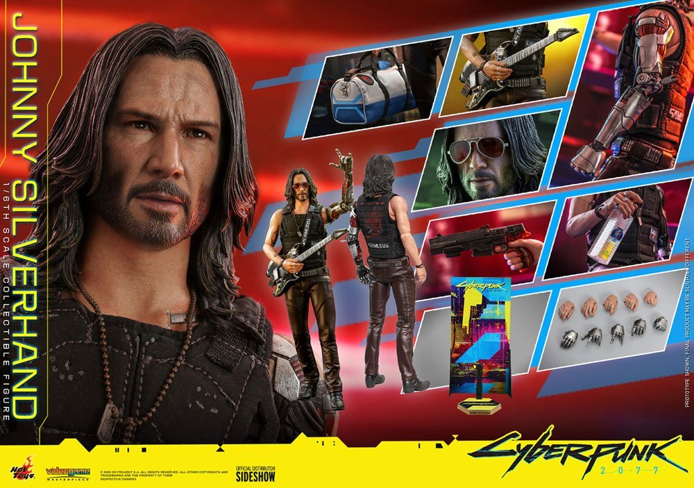 Cyberpunk 2077 Video Game Masterpiece Action Figure 1/6 Johnny