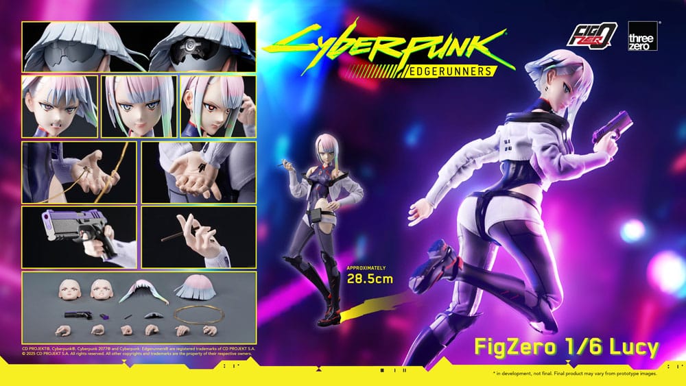 Cyberpunk: Edgerunners FigZero Action Figure 1/6 Lucy 29cm
