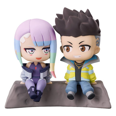 Cyberpunk: Edgerunners Mini-Figure 2-Pack Qset David & Lucy - To The Moon 8cm - Mini Figures - Good Smile Company - Hobby Figures UK