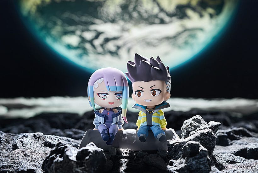 Cyberpunk: Edgerunners Mini-Figure 2-Pack Qset David & Lucy - To The Moon 8cm - Mini Figures - Good Smile Company - Hobby Figures UK