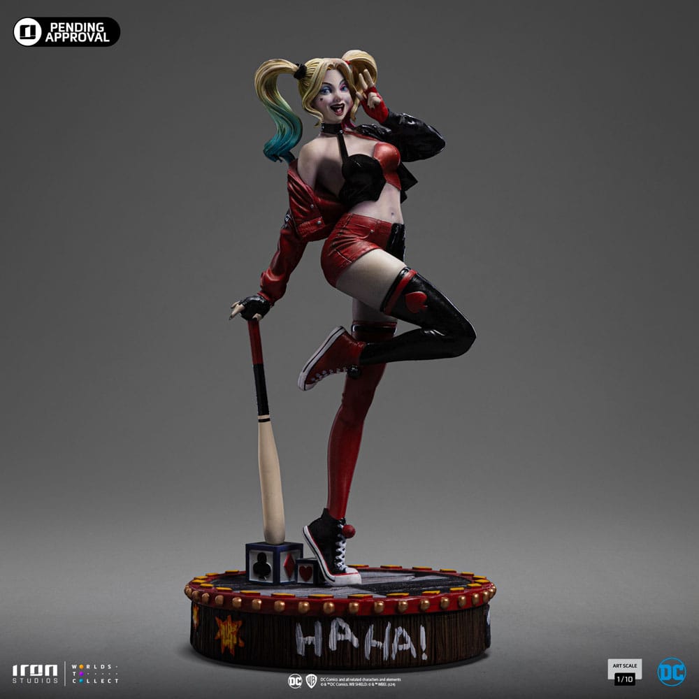 DC Cover Girls – Harley Quinn Statue 10 Pouces édition Limitée (2009) – Résine