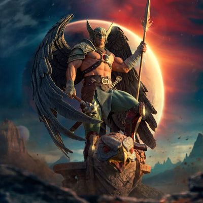 DC Comics Art Scale Statue 1/10 Hawkman 10th Anniversary 29cm - Scale Statue - Iron Studios - Hobby Figures UK