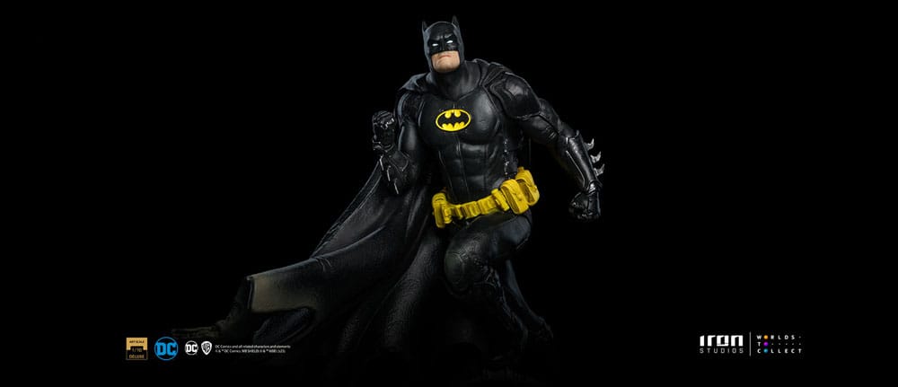 DC Comics BDS Art Scale Statue 1/10 Batman Deluxe (Black Version Exclusive) heo EU Exclusive 30cm - Scale Statue - Iron Studios - Hobby Figures UK