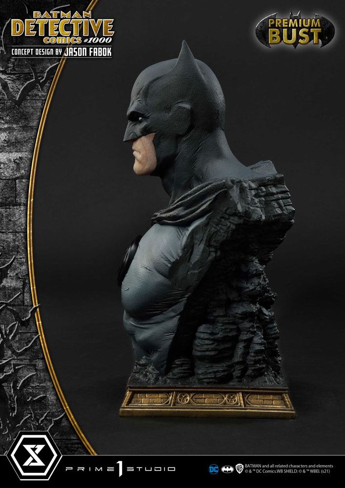 DC Comics Bust Batman Detective Comics #1000 Concept Design by Jason Fabok 26cm - Scale Statue - Prime 1 Studio - Hobby Figures UK