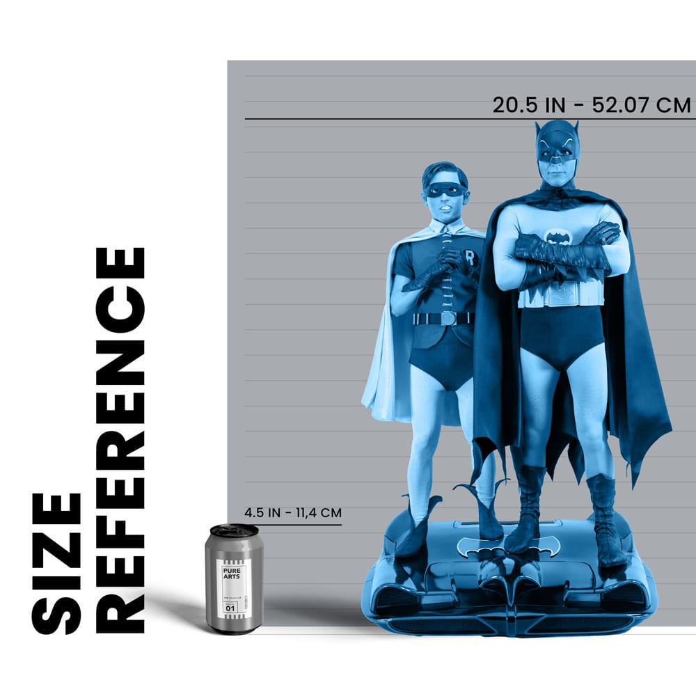 DC Comics Diorama Statue 1/4 Batman & Robin 1966 52cm - Scale Statue - Pure Arts - Hobby Figures UK