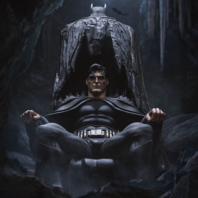DC Comics Legacy Replica Statue 1/4 Batman and Bruce Wayne 79cm - Scale Statue - Iron Studios - Hobby Figures UK