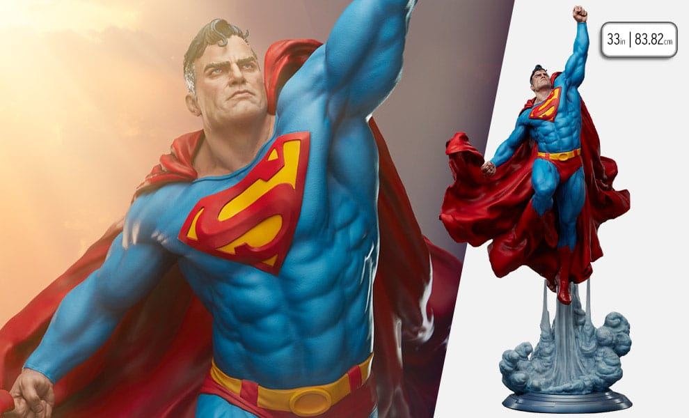 DC Comics Premium Format Statue Superman 84cm - Scale Statue - Sideshow Collectibles - Hobby Figures UK