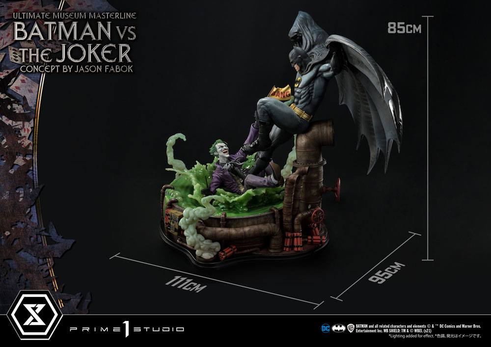 DC Comics Statue 1/3 Batman vs. The Joker by Jason Fabok 85cm - Scale Statue - Prime 1 Studio - Hobby Figures UK