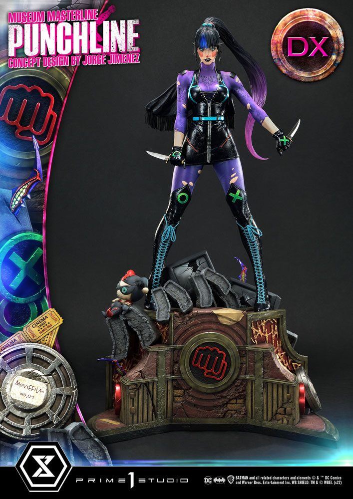 DC Comics Statue 1/3 Punchline Deluxe Bonus Version Concept Design by Jorge Jimenez 85cm - Scale Statue - Prime 1 Studio - Hobby Figures UK