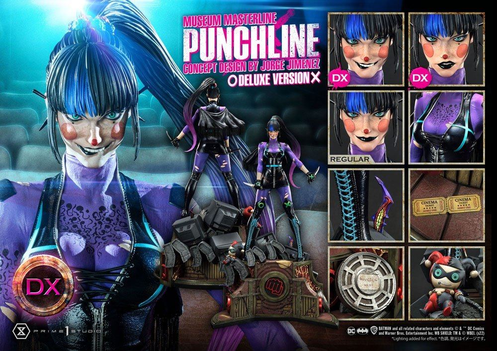DC Comics Statue 1/3 Punchline Deluxe Bonus Version Concept Design by Jorge Jimenez 85cm - Scale Statue - Prime 1 Studio - Hobby Figures UK