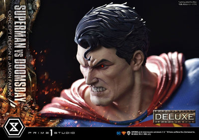 DC Comics Statue 1/3 Superman Vs. Doomsday by Jason Fabok Deluxe Bonus Version 95cm - Scale Statue - Prime 1 Studio - Hobby Figures UK