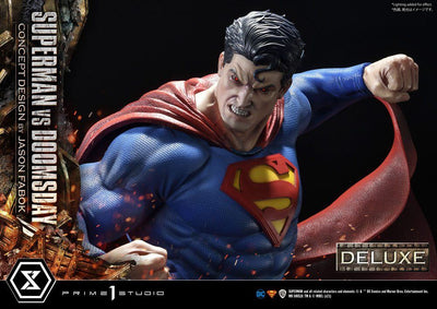 DC Comics Statue 1/3 Superman Vs. Doomsday by Jason Fabok Deluxe Bonus Version 95cm - Scale Statue - Prime 1 Studio - Hobby Figures UK