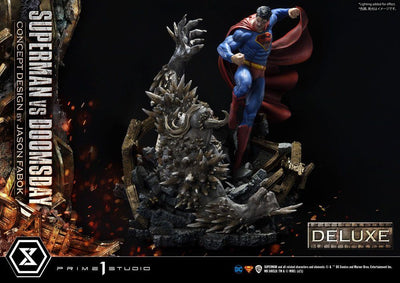 DC Comics Statue 1/3 Superman Vs. Doomsday by Jason Fabok Deluxe Bonus Version 95cm - Scale Statue - Prime 1 Studio - Hobby Figures UK
