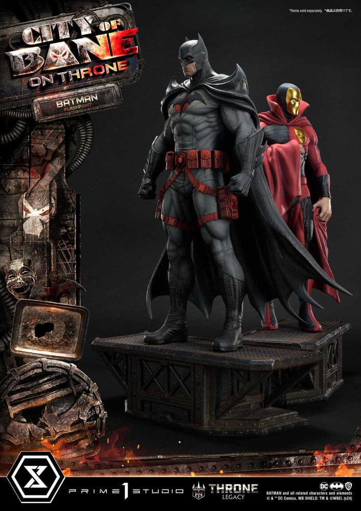 DC Comics Throne Legacy Collection Statue Statue 1/4 Flashpoint Batman 60cm - Scale Statue - Prime 1 Studio - Hobby Figures UK