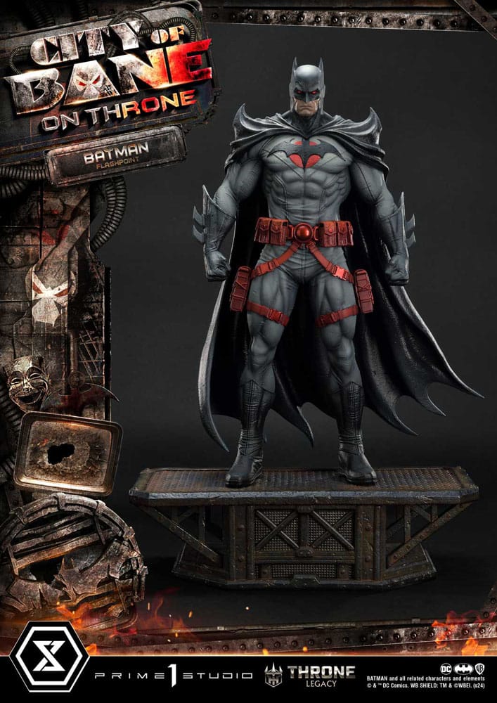 DC Comics Throne Legacy Collection Statue Statue 1/4 Flashpoint Batman Bonus Version 60cm - Scale Statue - Prime 1 Studio - Hobby Figures UK