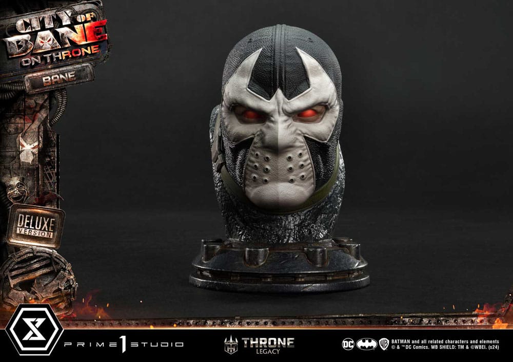 DC Comics Throne Legacy Collection Statue Statue 1/4 Batman Bane on Throne Deluxe Version 61cm - Scale Statue - Prime 1 Studio - Hobby Figures UK