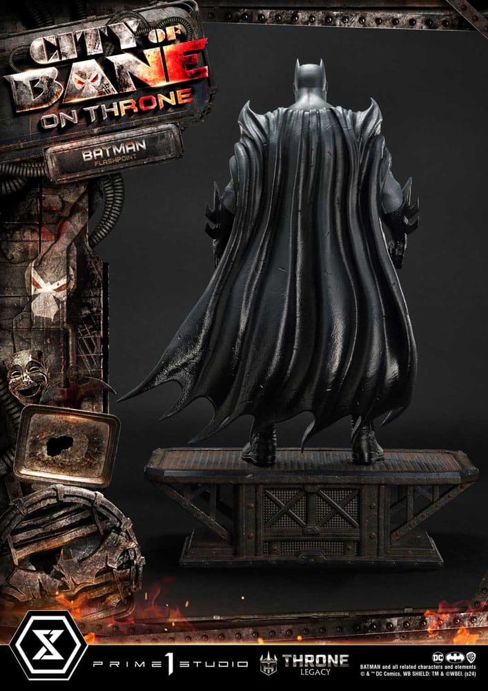 DC Comics Throne Legacy Collection Statue Statue 1/4 Flashpoint Batman 60cm - Scale Statue - Prime 1 Studio - Hobby Figures UK