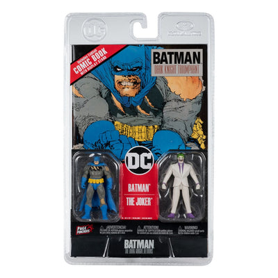 DC Direct Page Punchers Action Figure 2-Pack Batman & The Joker (Batman: The Dark Knight Returns) 8cm - Action Figures - McFarlane Toys - Hobby Figures UK