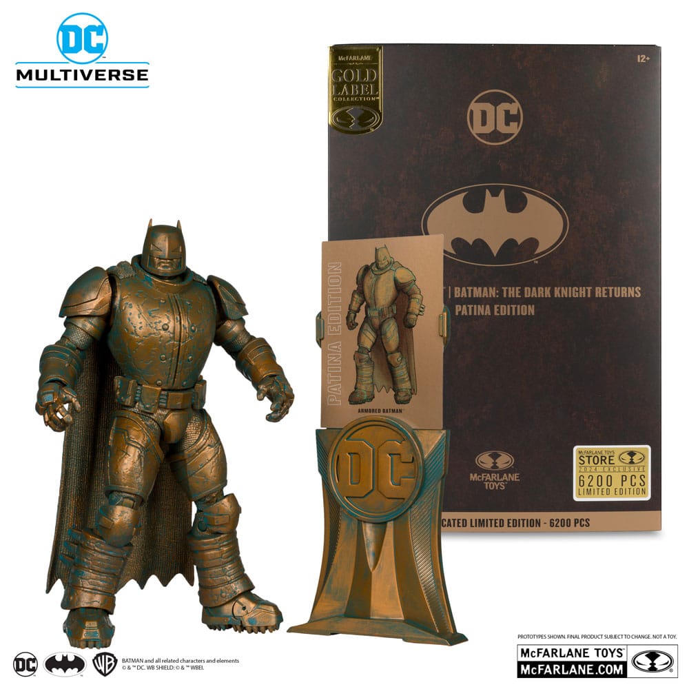 DC Multiverse Action Figure Armored Batman (Batman: The Dark Knight Returns) Patina Edition (Gold Label) 18cm - Action Figures - McFarlane Toys - Hobby Figures UK