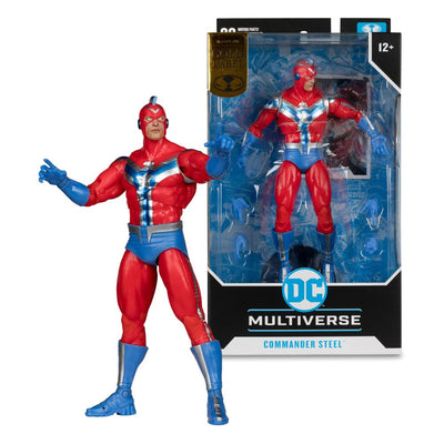 DC Multiverse Action Figure Commander Steel (JSA) (Gold Label) 18cm - Action Figures - McFarlane Toys - Hobby Figures UK