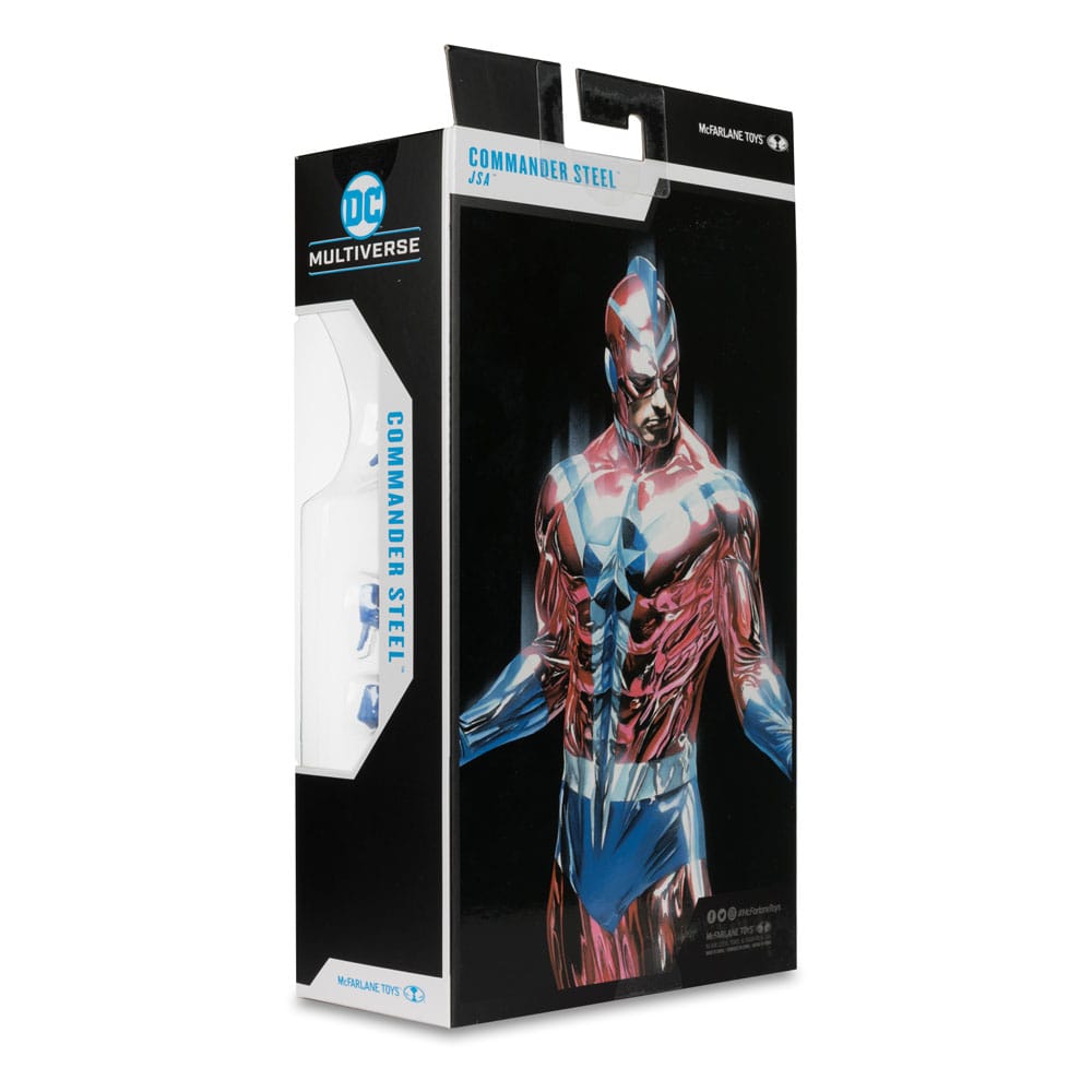 DC Multiverse Action Figure Commander Steel (JSA) (Gold Label) 18cm - Action Figures - McFarlane Toys - Hobby Figures UK