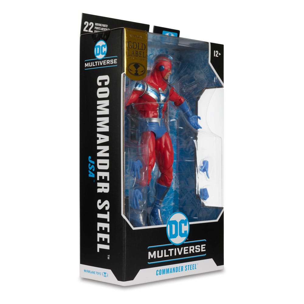DC Multiverse Action Figure Commander Steel (JSA) (Gold Label) 18cm - Action Figures - McFarlane Toys - Hobby Figures UK