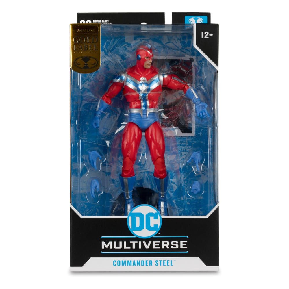 DC Multiverse Action Figure Commander Steel (JSA) (Gold Label) 18cm - Action Figures - McFarlane Toys - Hobby Figures UK