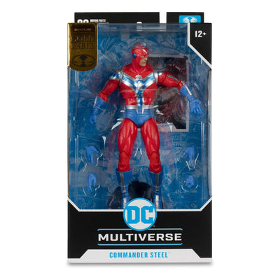 DC Multiverse Action Figure Commander Steel (JSA) (Gold Label) 18cm - Action Figures - McFarlane Toys - Hobby Figures UK