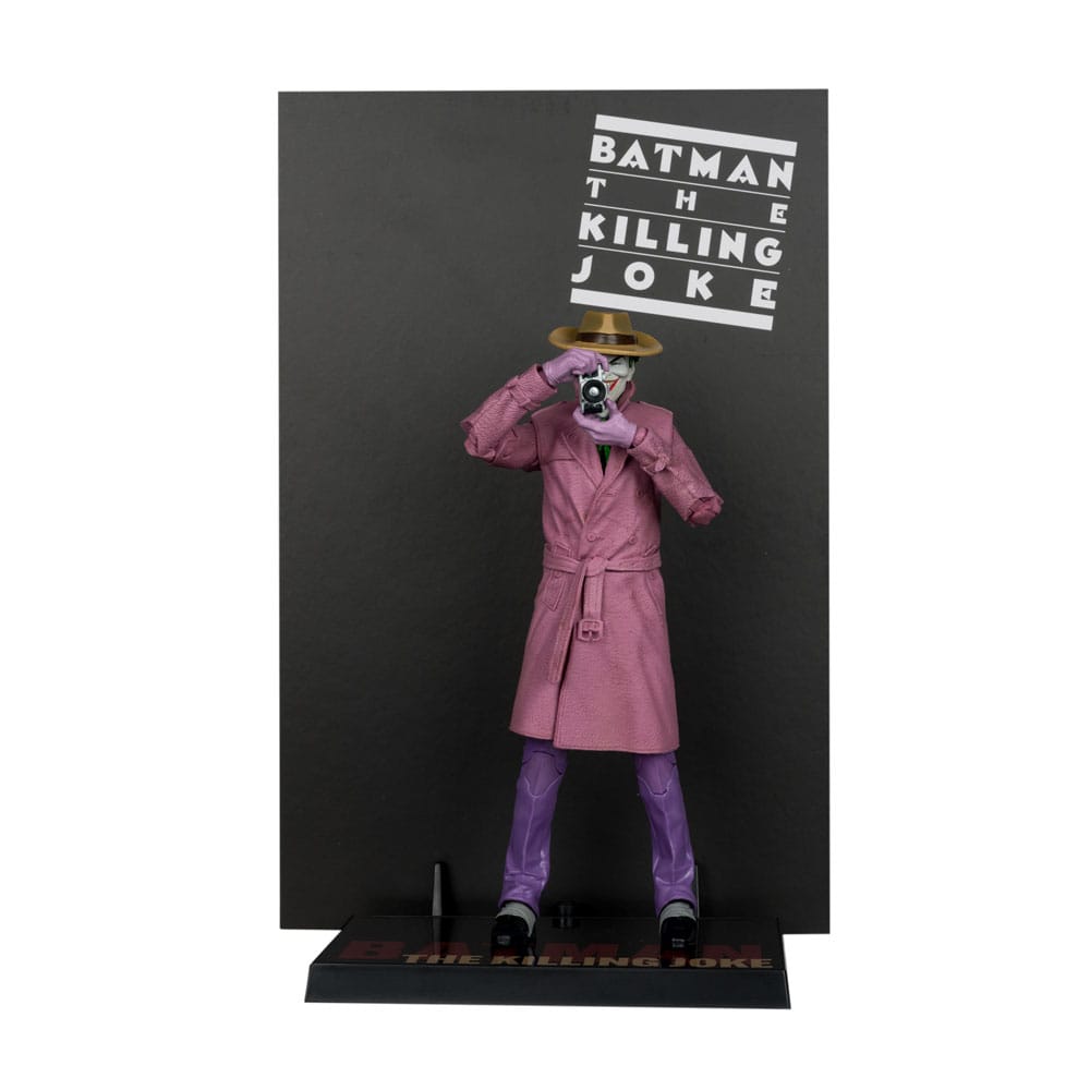 DC Multiverse McFarlane Cover Recreations Action Figure The Joker (Batman: The Killing Joke) (Gold Label) 18cm