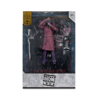 DC Multiverse McFarlane Cover Recreations Action Figure The Joker (Batman: The Killing Joke) (Gold Label) 18cm